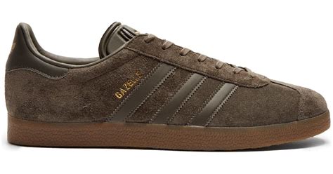 adidas Originals Gazelle Suede Trainers in Brown for Men - Lyst