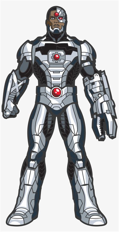 Cyborg - Dc Comics Figpin - Cyborg Justice League PNG Image | Transparent PNG Free Download on ...