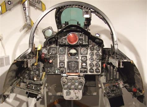 McDonnell F-4C, RF-4C, F-4D and F-4E Phantom II USAF aircraft cockpit ...