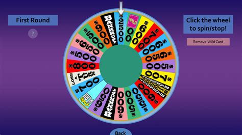 Wheel of Fortune for PowerPoint Version 4.0 beta 2 - Games by Tim