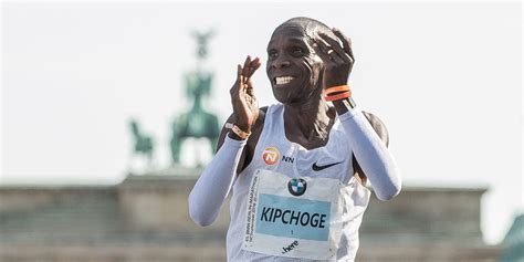 Eliud Kipchoge's Marathon World Record - Kipchoge Average Running Pace