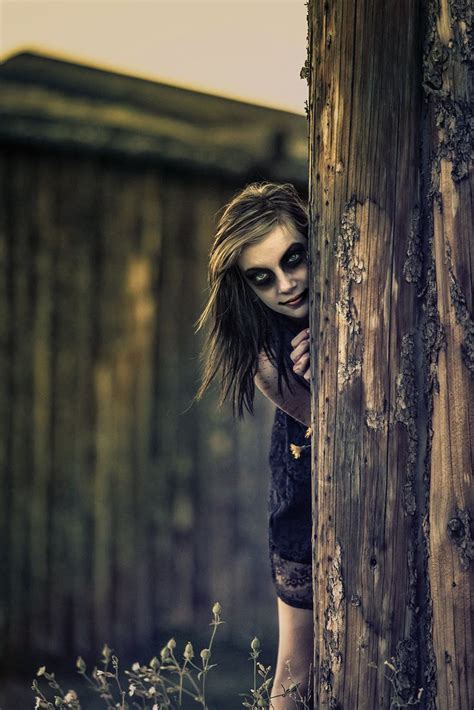 Peek a Boo - Makeup by @Tara Lundrigan | Creepy photography, Horror ...