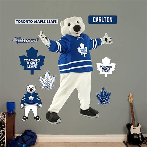 Toronto Maple Leafs Mascot - Carlton Wall Decal | Shop Fathead® for ...