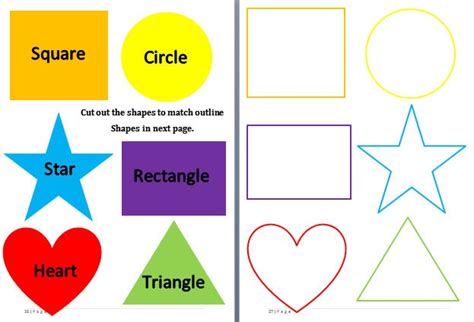 Learning Shapes Shape Matching Game Educational Preschool - Etsy Israel