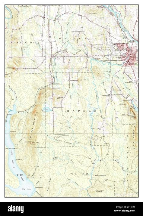 Presque Isle, Maine, map 1953, 1:62500, United States of America by ...