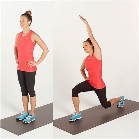 Reverse Lunge With Reach | Exercises That Athletes Do | POPSUGAR Fitness Photo 2