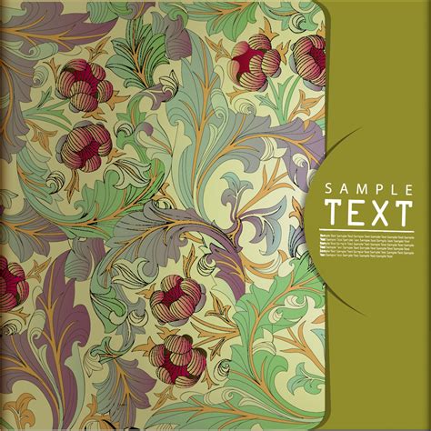 Floral Book Covers Vector » Векторные клипарты, текстурные фоны ...