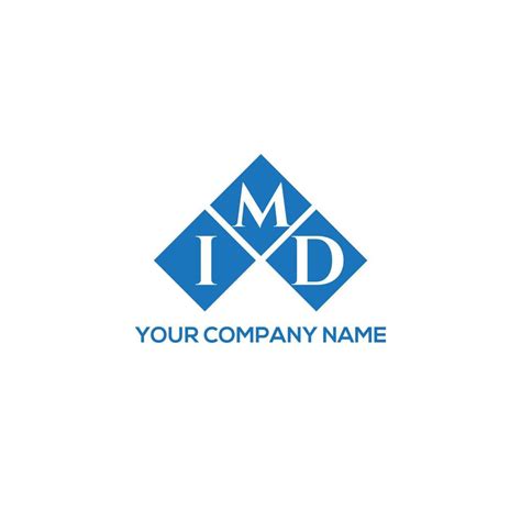 IMD letter logo design on WHITE background. IMD creative initials letter logo concept. IMD ...