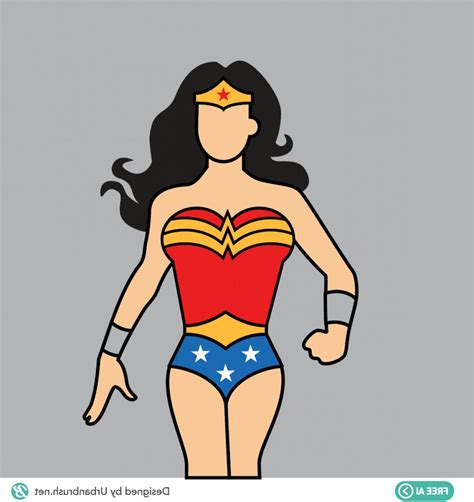 Wonder Woman Silhouette Vector at GetDrawings | Free download