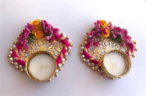 Diwali Candle Holder at Rs 250/pair | Decorative Candle Holder | ID: 23351050112