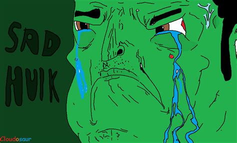 Sad Hulk by Cloudosaur on DeviantArt