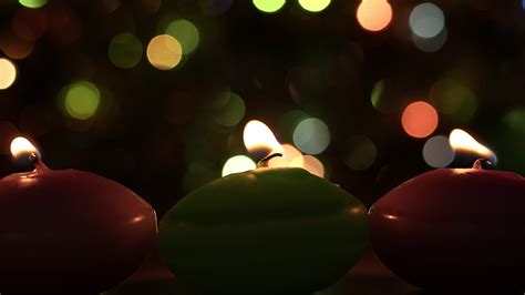 Candle Light and Colorful Bokeh in the Background 4764871 Stock Video at Vecteezy