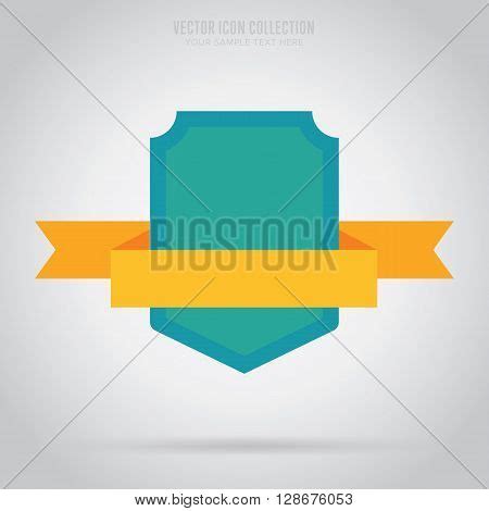 Flat Vector Badge. Vector & Photo (Free Trial) | Bigstock