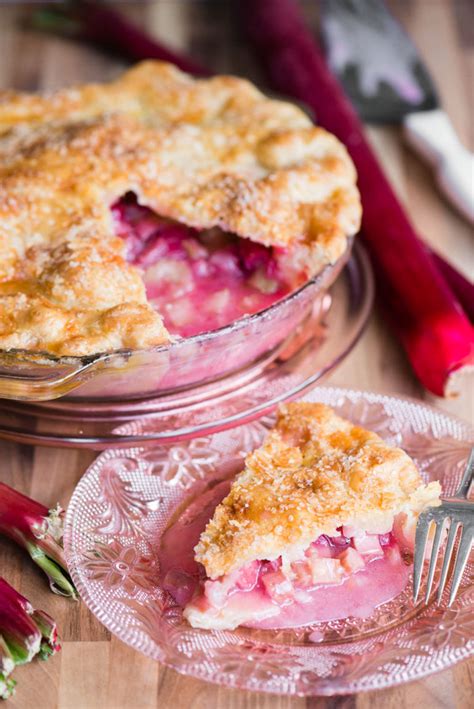 The BEST Fresh Rhubarb Pie Recipe | Ten Acre Baker