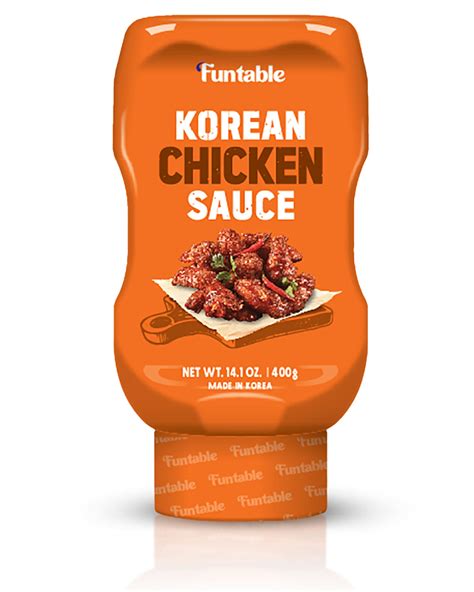 Buy FUNTABLE KOREAN CHICKEN SAUCE - Sticky and Tangy Dipping Sauce for ...