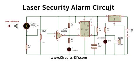 Laser Security Alarm Circuit