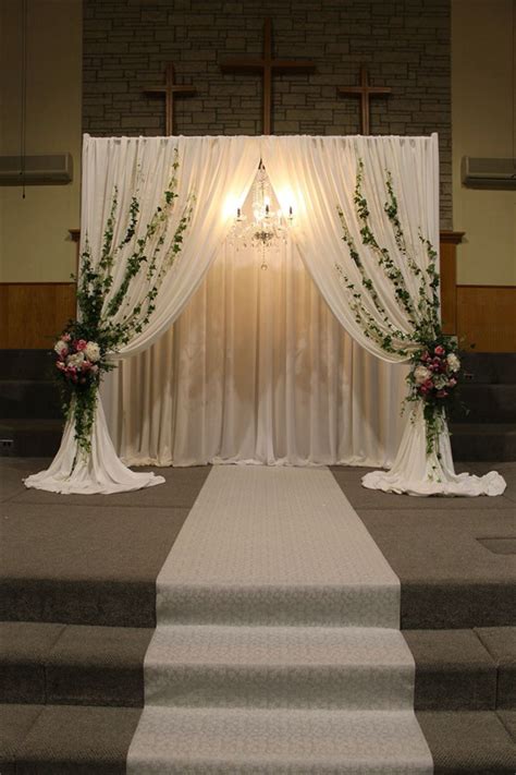 34 Breathtaking Church Wedding Decorations - Mrs to Be