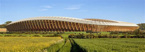 zaha hadid architects to build wooden football stadium