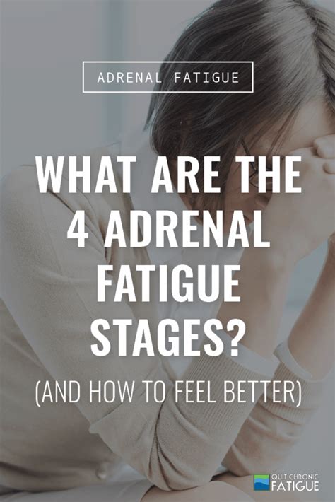 What are the 4 Adrenal Fatigue Stages? (And How to Feel Better) - Quit Chronic Fatigue