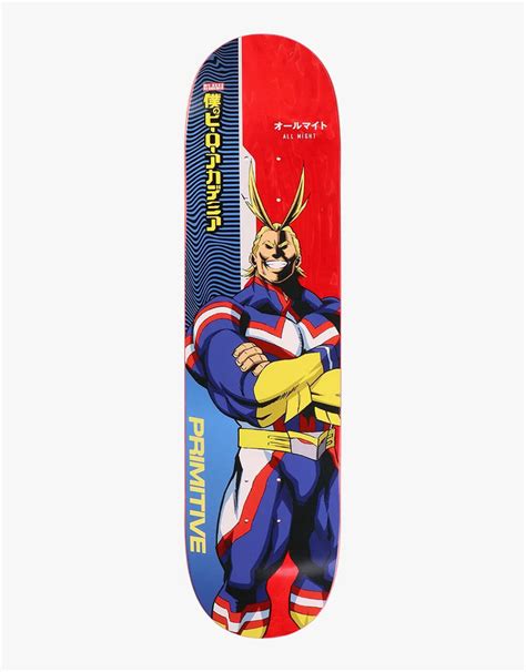 Primitive - My Hero Academia All Might Skateboard Deck 8.0 - Nuclear Waste