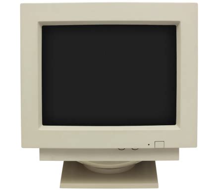 Old Crt Monitor Stock Photo - Download Image Now - iStock