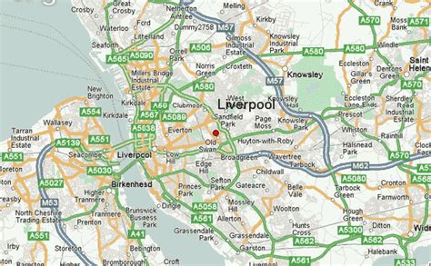 Maps of Liverpool, UK - Free Printable Maps