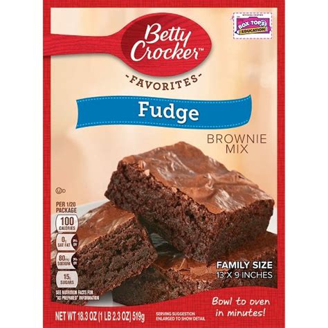 Betty Crocker Fudge Brownie Mix 519g American Version - American Food Store