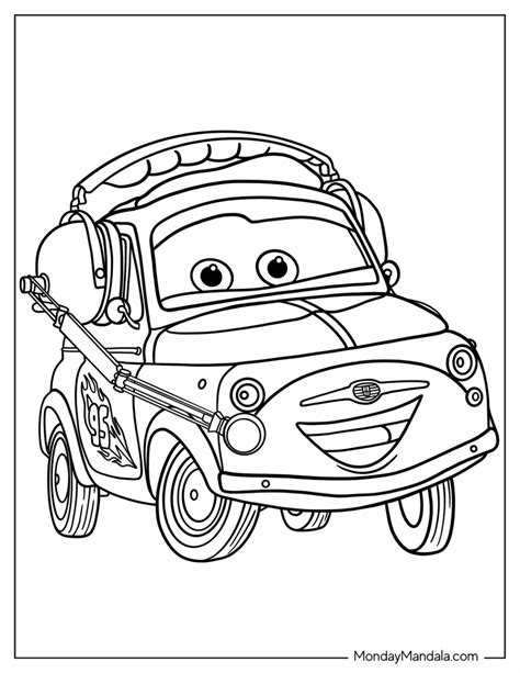 24 Disney Cars Coloring Pages (Free PDF Printables)