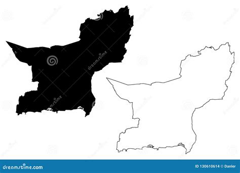 Balochistan Map Vector | CartoonDealer.com #130610614