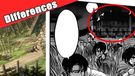 Attack On Titan Manga And Anime Differences - Manga