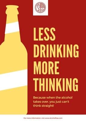 Free Alcohol Awareness Posters Templates to customize | Canva