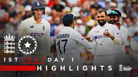 England Bowled Out For 183 | England v India - Day 1 Highlights | 1st LV= Insurance Test 2021 ...