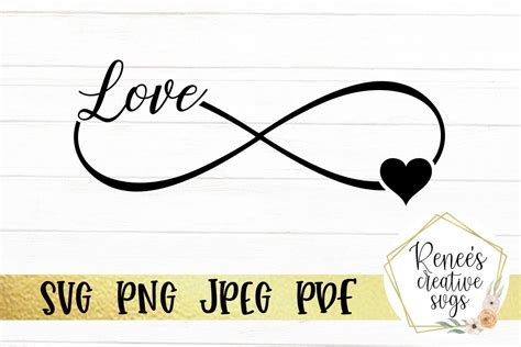 Infinity "Love" Svg By Renee's Creative Svg's | TheHungryJPEG