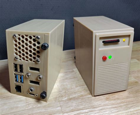 Raspberry Pi 4 case - Retro tower desktop by PBCreations | Download ...