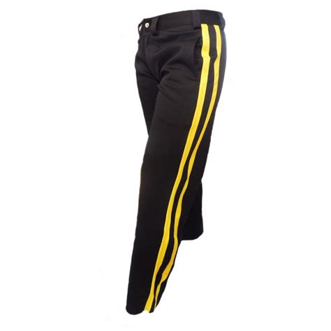 Capoeira pants - Angola black and yellow