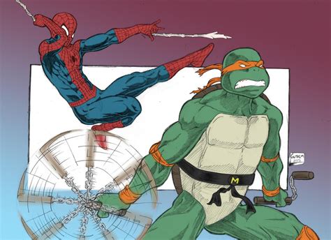 I'm a fan of TMNT and every year I make art from them. here, 3 of them ...