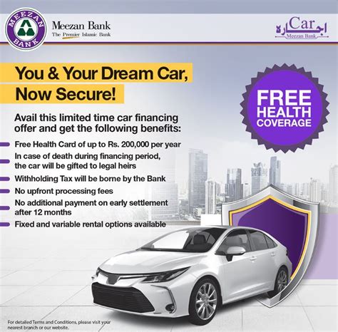 Meezan Bank Car Ijarah Scheme 2022 with Free Health Coverage