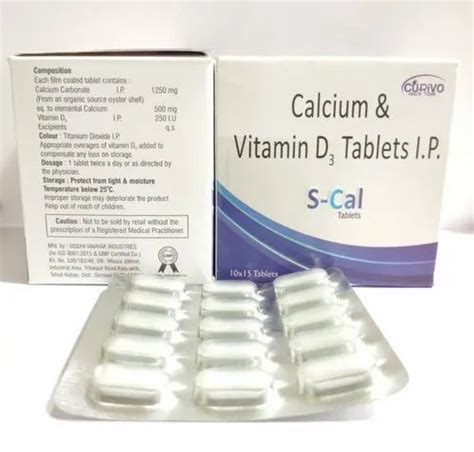 Calcium & Vitamin D3 Tablets, Calcium And Vitamin D3 Tablet, Calcium ...