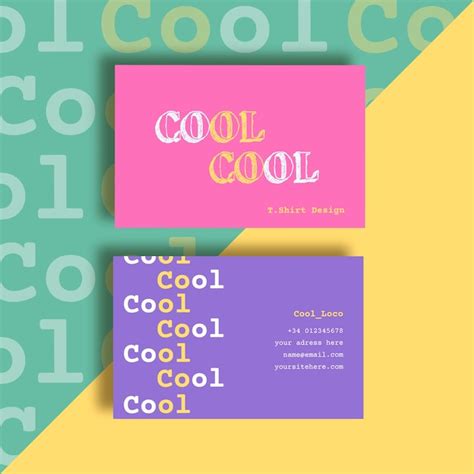 Free Vector | Colorful business card template