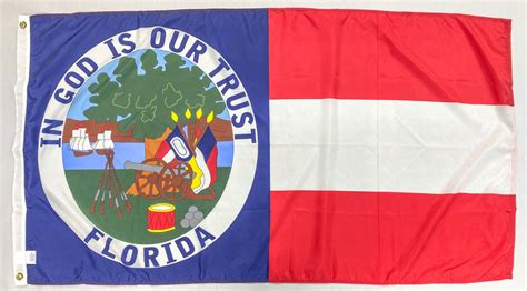 Florida 1861 State CSA / Nylon Historical Flag of Florida Digital Flag ...