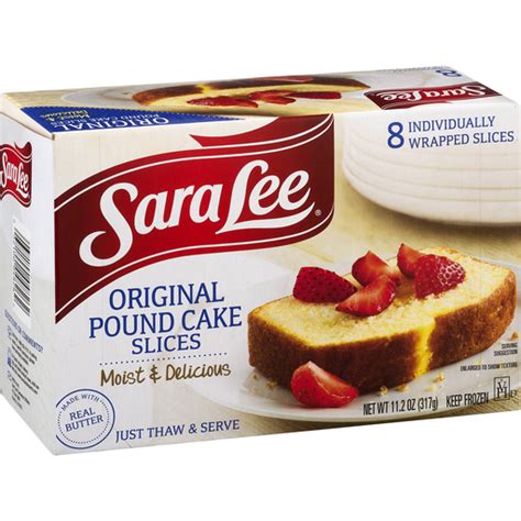 Sara Lee Pound Cake, Original, Slices | Casey's Foods