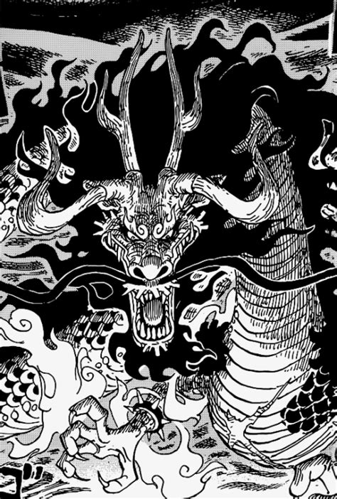 Kaido is a dragon | One piece tattoos, One piece manga, Creature design