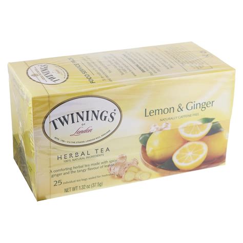 Twinings Lemon & Ginger Herbal Tea Bags - Shop Tea at H-E-B