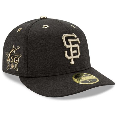 Men's San Francisco Giants New Era Heathered Black 2017 MLB All-Star ...