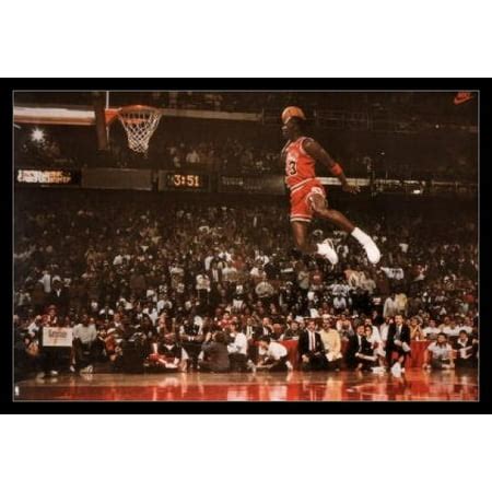 Michael Jordan Slam Dunk Poster Poster Print - Walmart.com