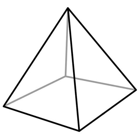 Square Pyramid - Images of Shapes | Pyramids, Vocabulary pictures ...