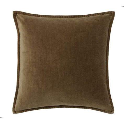 Pottery Barn Washed Velvet Pillow Cover 20" ($30) liked on Polyvore ...