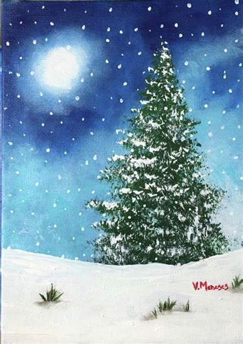 Christmas Tree Paintings