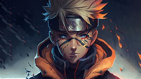 1360x768 Resolution Anime Naruto HD 2023 AI Desktop Laptop HD Wallpaper ...