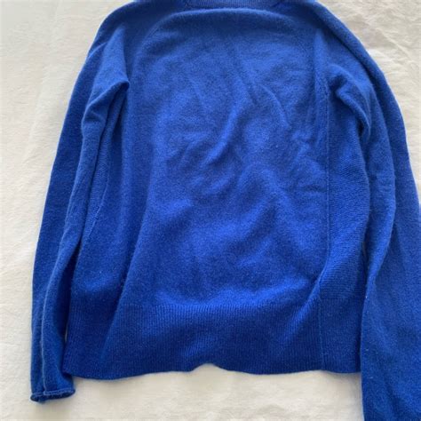 Joie 100% Cashmere Sweater Royal Blue Size Medium - Gem